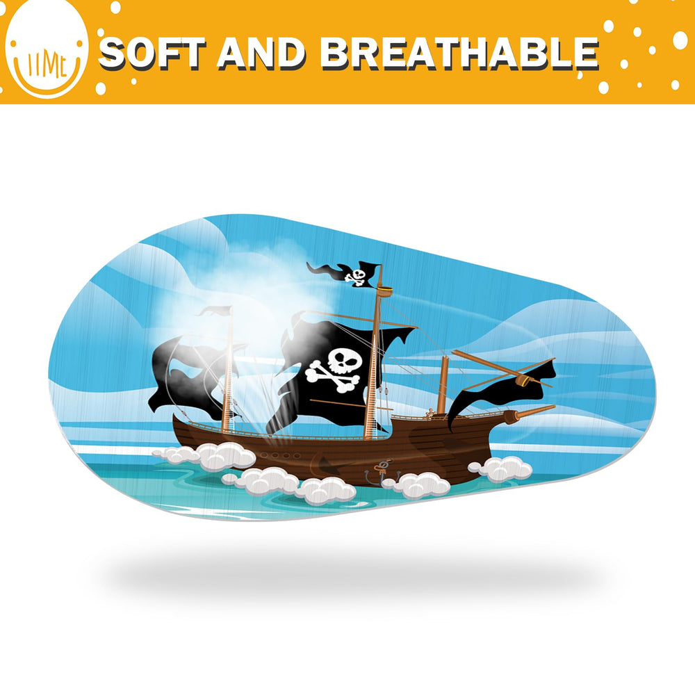 Panelee eye patches soft cotton material, gentle on skin