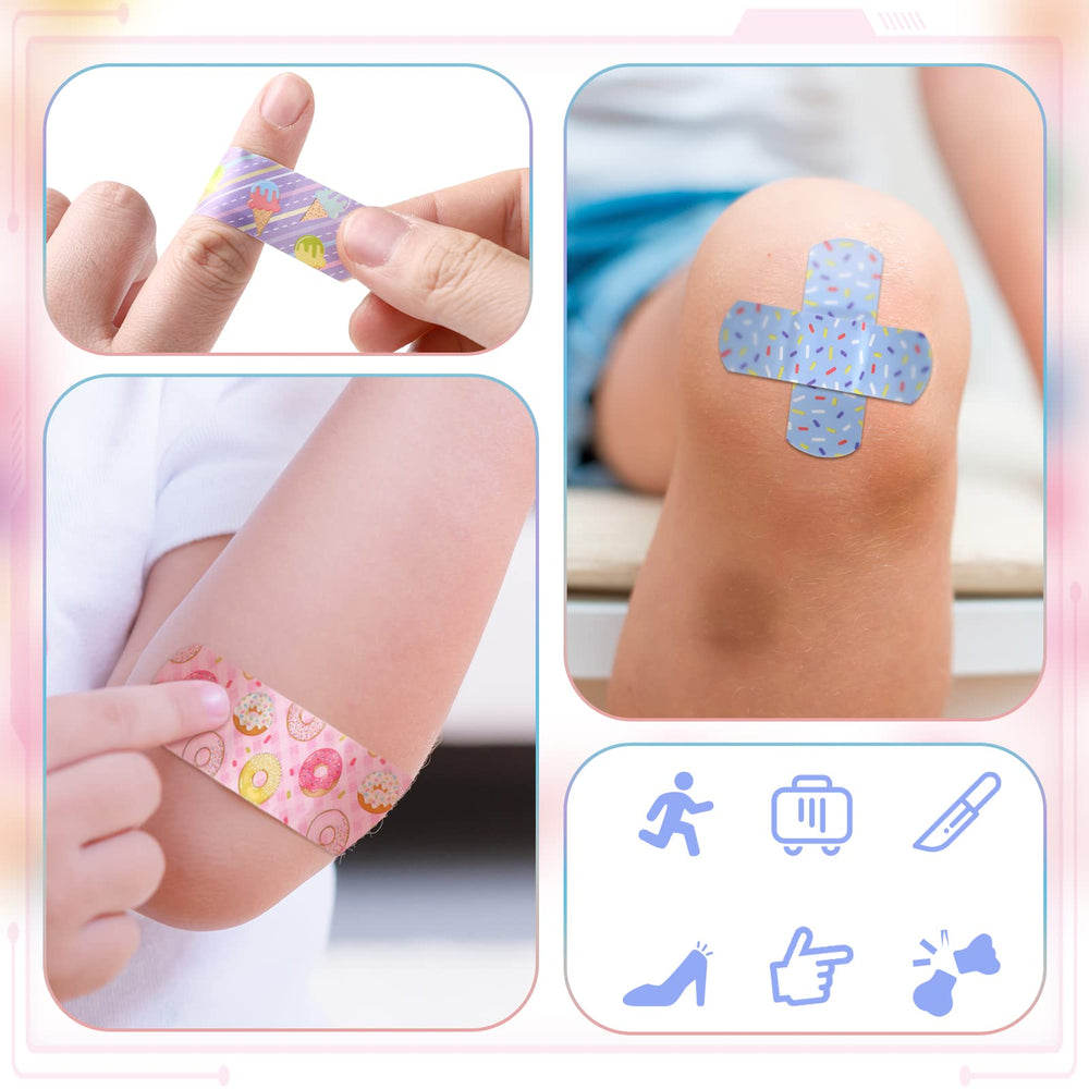 Panelee Dolphin pattern bandages keep kids comfortable during outdoor play