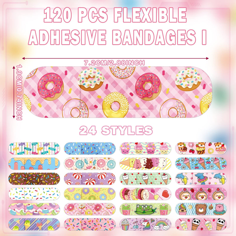 Panelee Kids Bandages rainbow pattern provides breathable protection during play