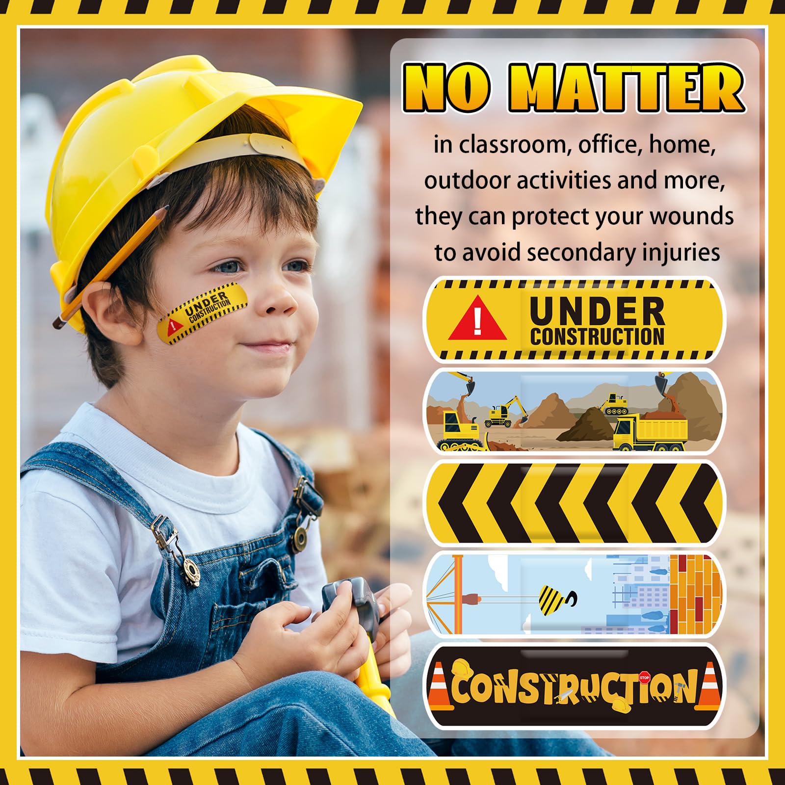 Panelee individually wrapped bandages stay clean for travel and classroom use.