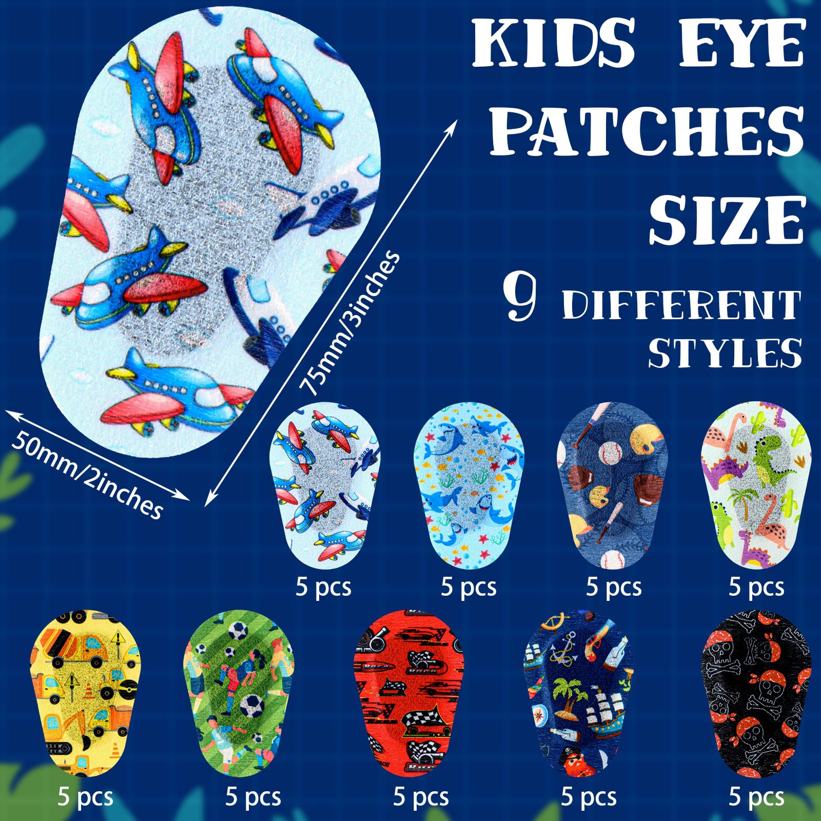 Parche ocular Panelee estilo deporte, perfecto para actividades al aire libre.