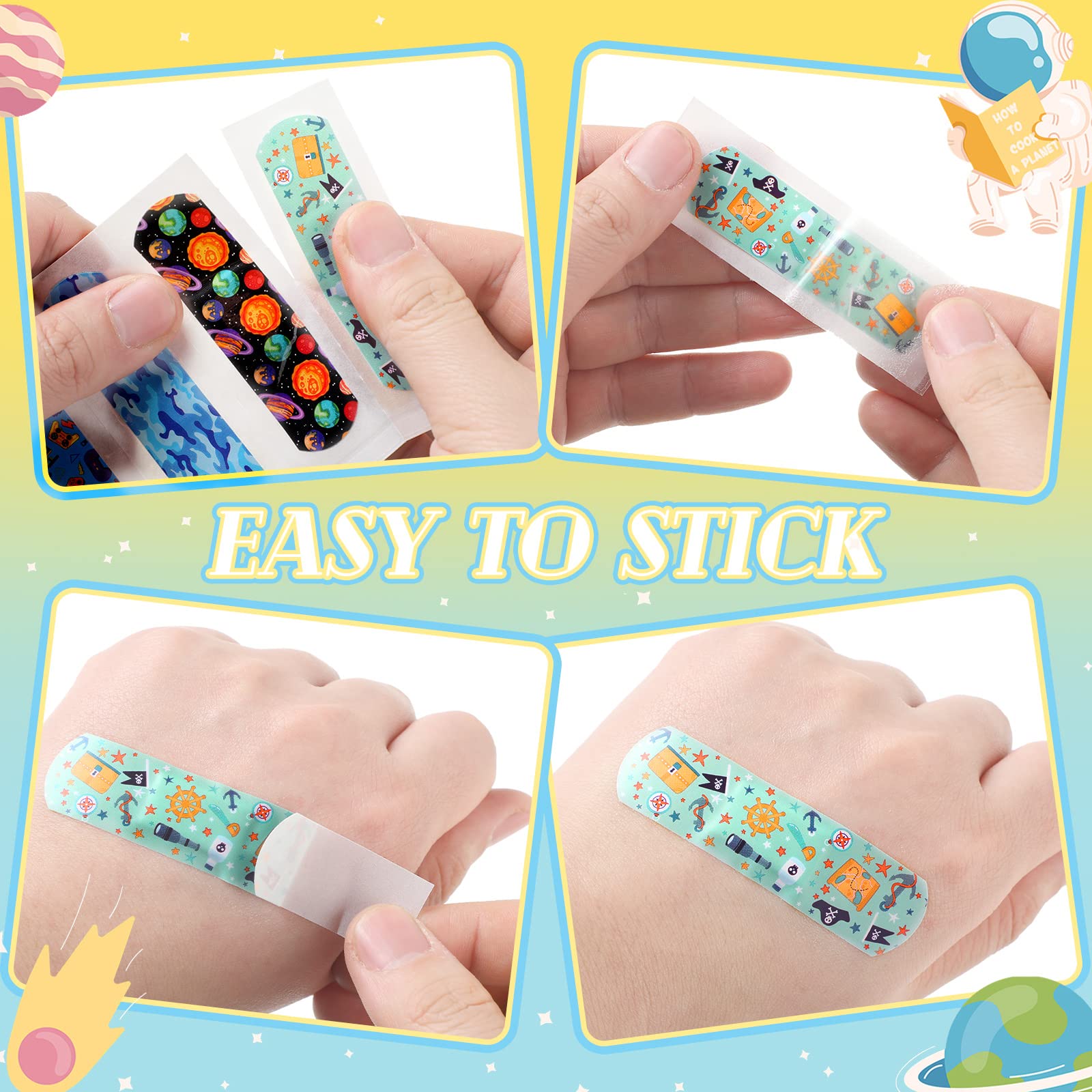 Panelee vendajes con material PE, resistentes al agua y transpirables.