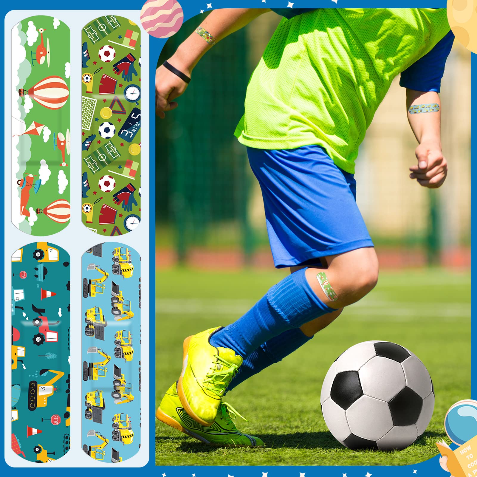 Panelee vendajes aptos para tantas ocasiones, aula, hogar y actividades al aire libre.