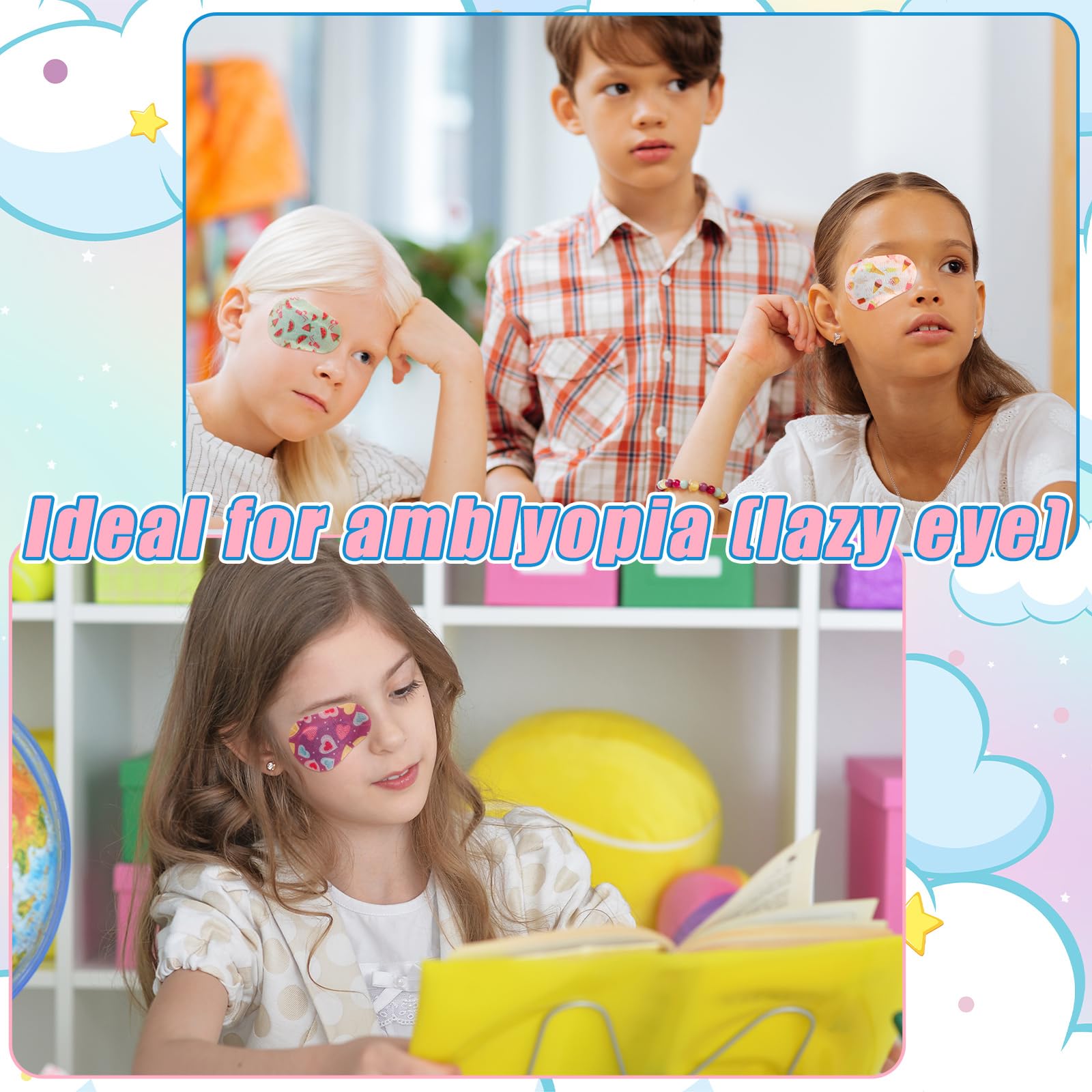 Panitay 12-styles assortment, fun designs for kids.