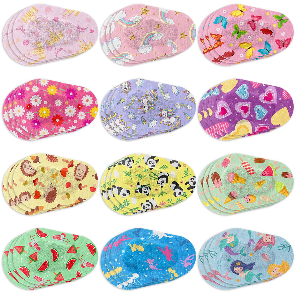 Panitay 36-piece eye patches for kids, comfortable daily wear.