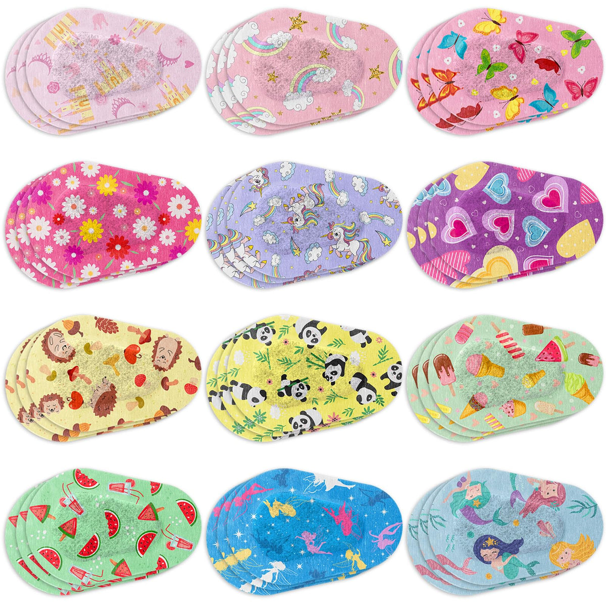 Panitay 36-piece eye patches for kids, comfortable daily wear.