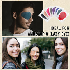 Panitay latex-free eye patches; safe for most skins with gentle adhesion.