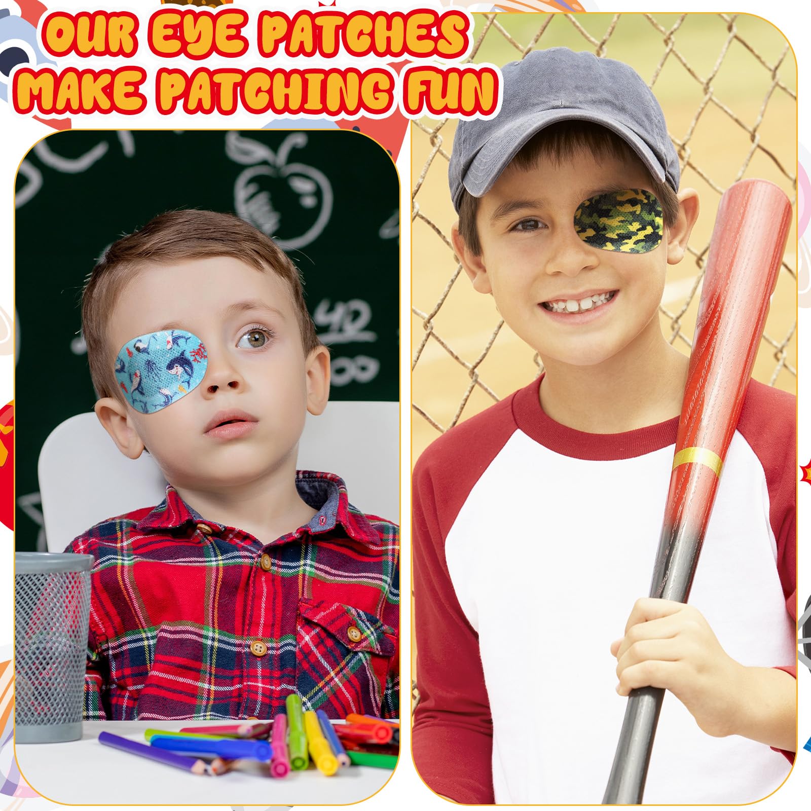 Panitay eye patches for boys ideal for playful dress-up moments.