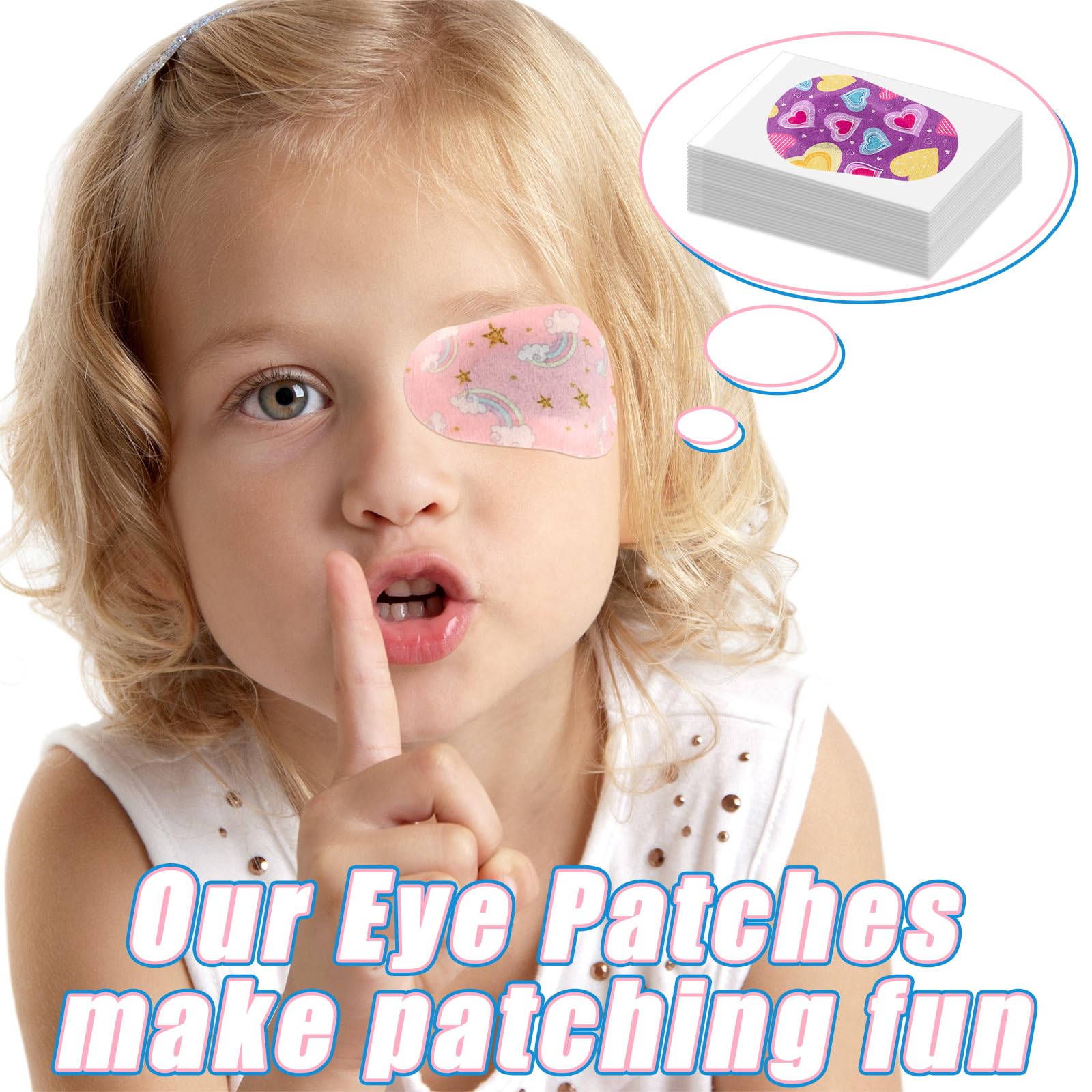 Panitay wide-application eye patches, suitable for indoor and outdoor activities.