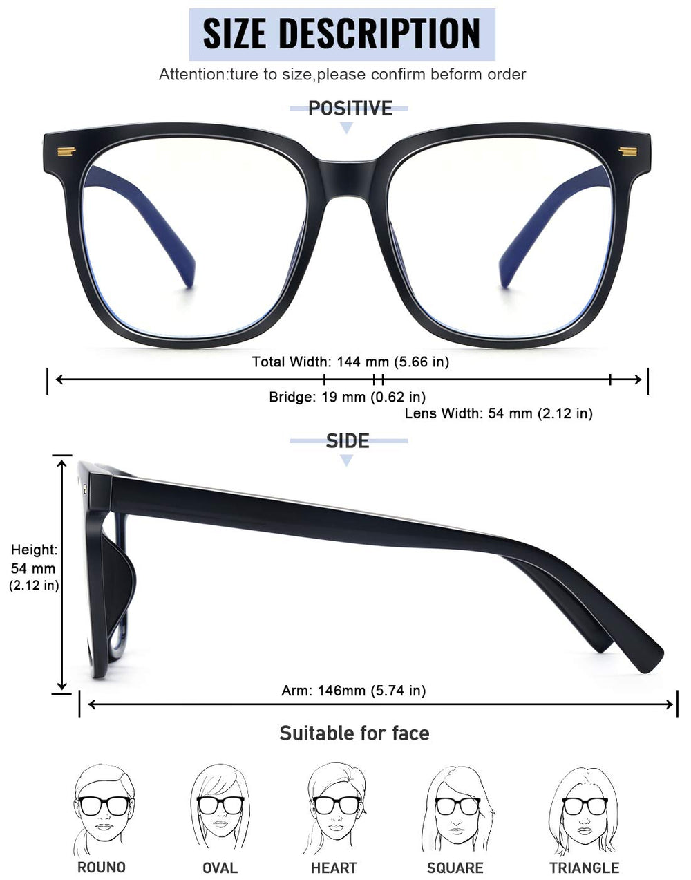 PANNER anti-glare design helps reduce reflections during sessions