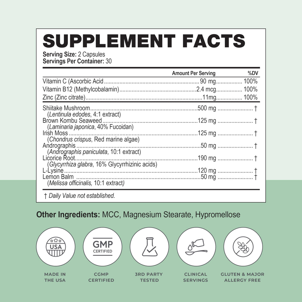 Papillex Simplix bottle label close-up communicates cruelty-free vegan capsules.