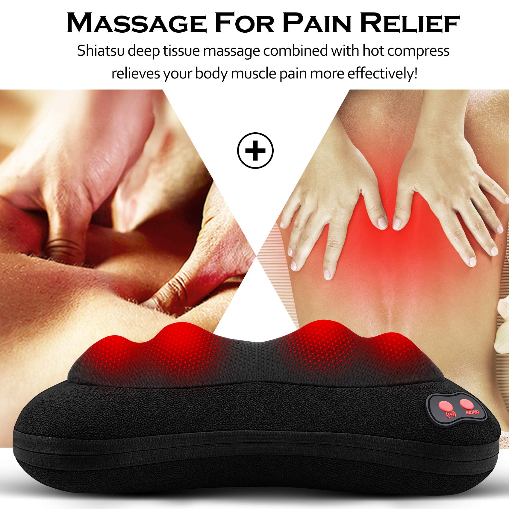 Papillon deep tissue kneading nodes provide invigorating massage