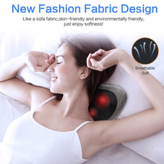Papillon heat function engaged to warm tired muscles during massage.
