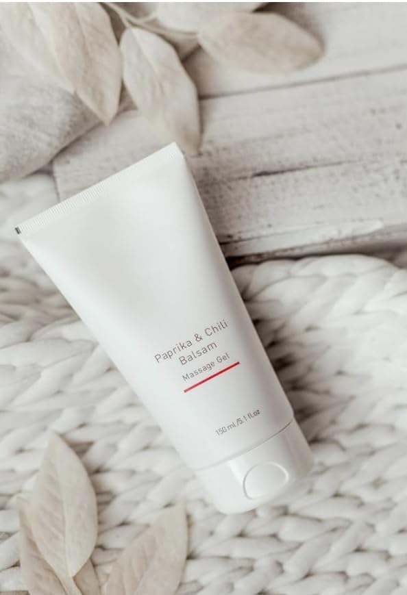 Paprika Thermal Body Gel massage scene promoting circulation during workouts