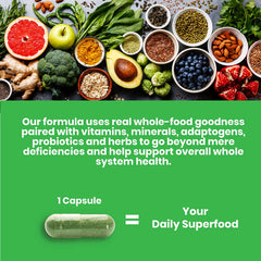 Paradise Herbs Earth's Blend daily-dose setup for simple morning routine.