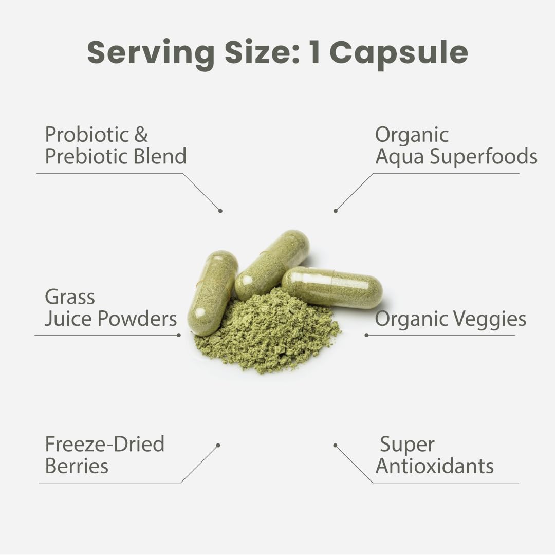 Paradise Herbs Earth's Blend daily-use concept with one capsule per day.