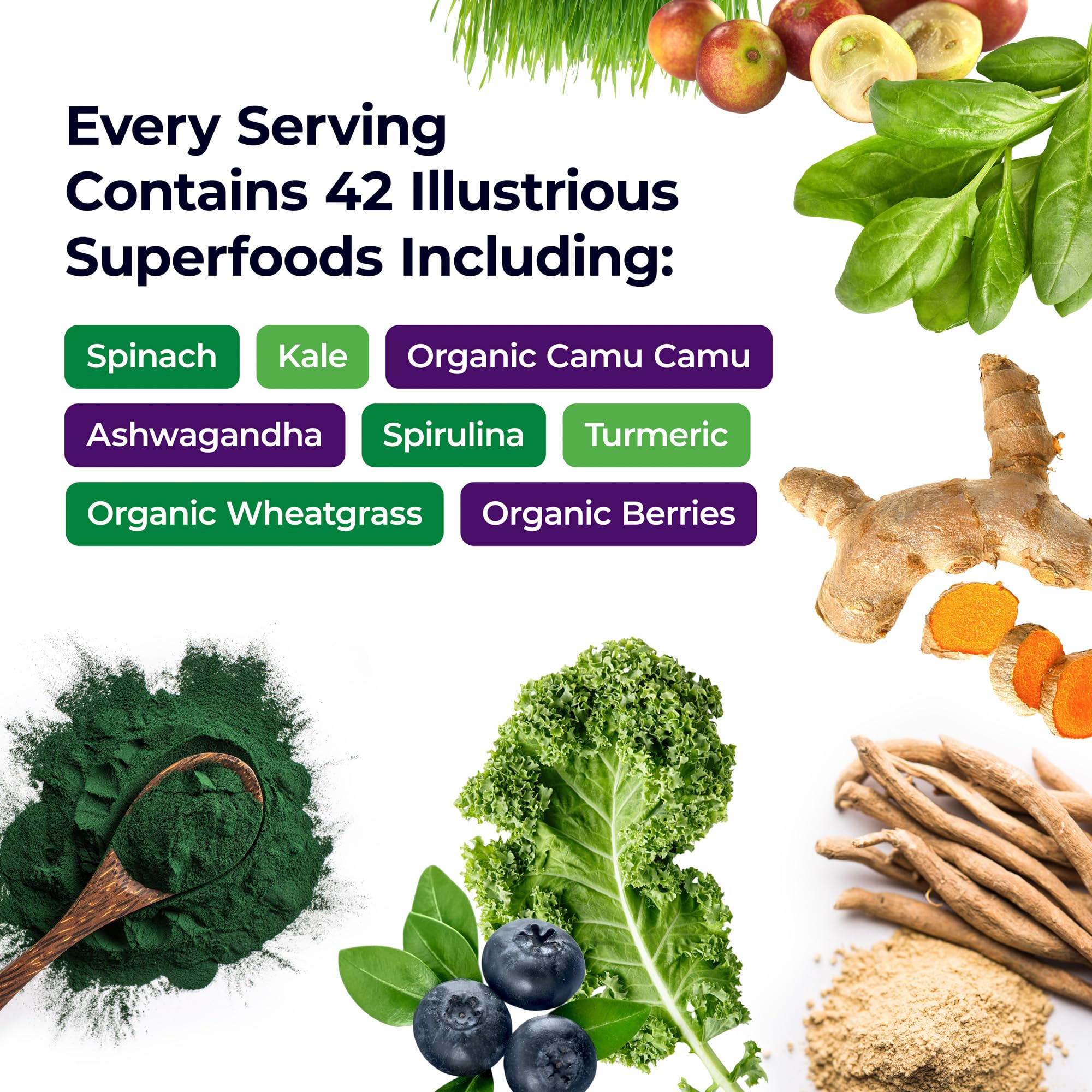 Paradise Herbs Spirulina-Chlorella bottle highlights nutrient-dense greens for everyday energy