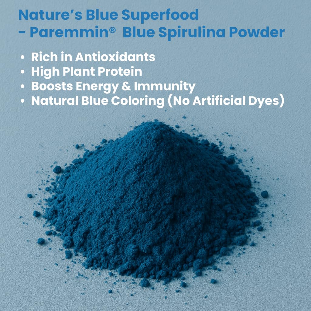 Paremmin espirulina azul polvo: ayuda a mantener energía en bowls matutinos.