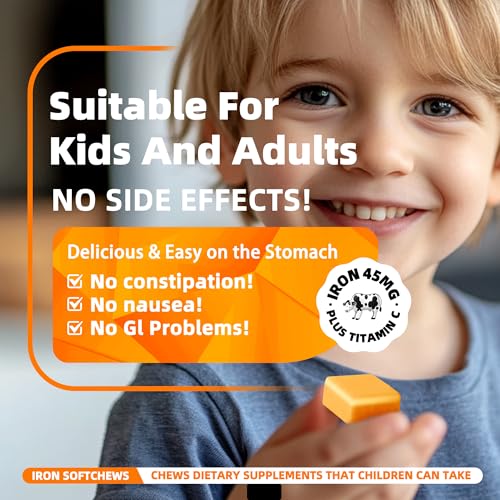 Parhaat Iron Soft Chews gluten-free label highlights allergy-friendly option.