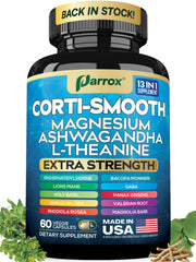 Parrox Corti-Smooth bottle front for daily cortisol balance