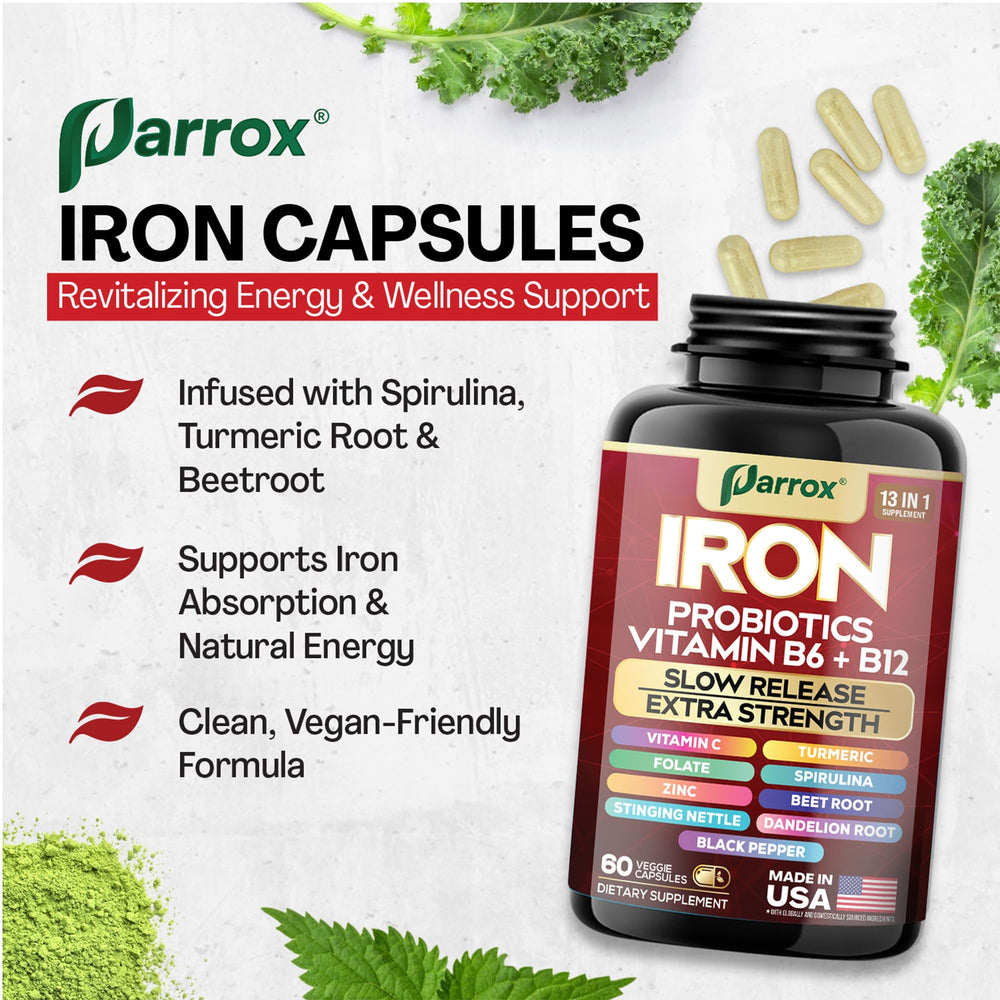 Parrox Elemental-Iron beetroot visual suggesting natural plant nutrients