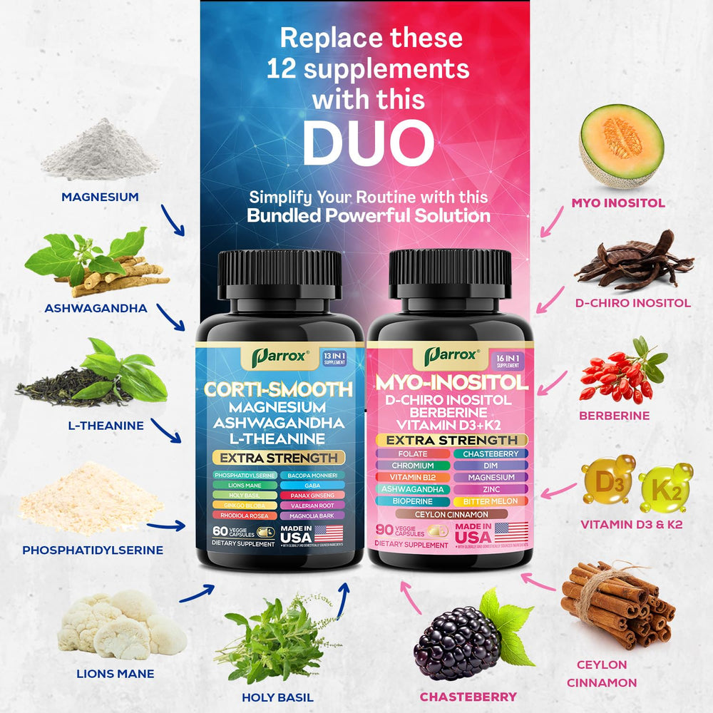 Parrox Soothe & Smooth bottle label detail highlights ingredients