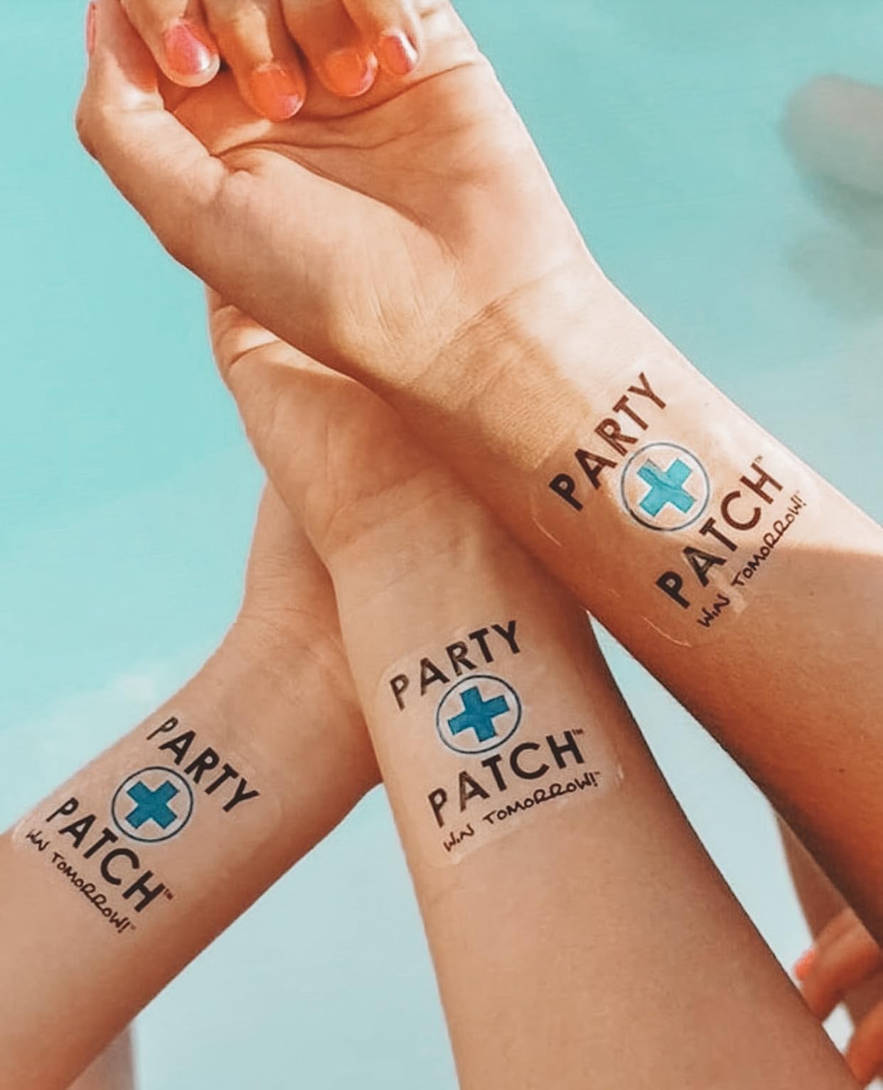 Party Patch morning-refresh scenario suggests a quicker start after a late night.