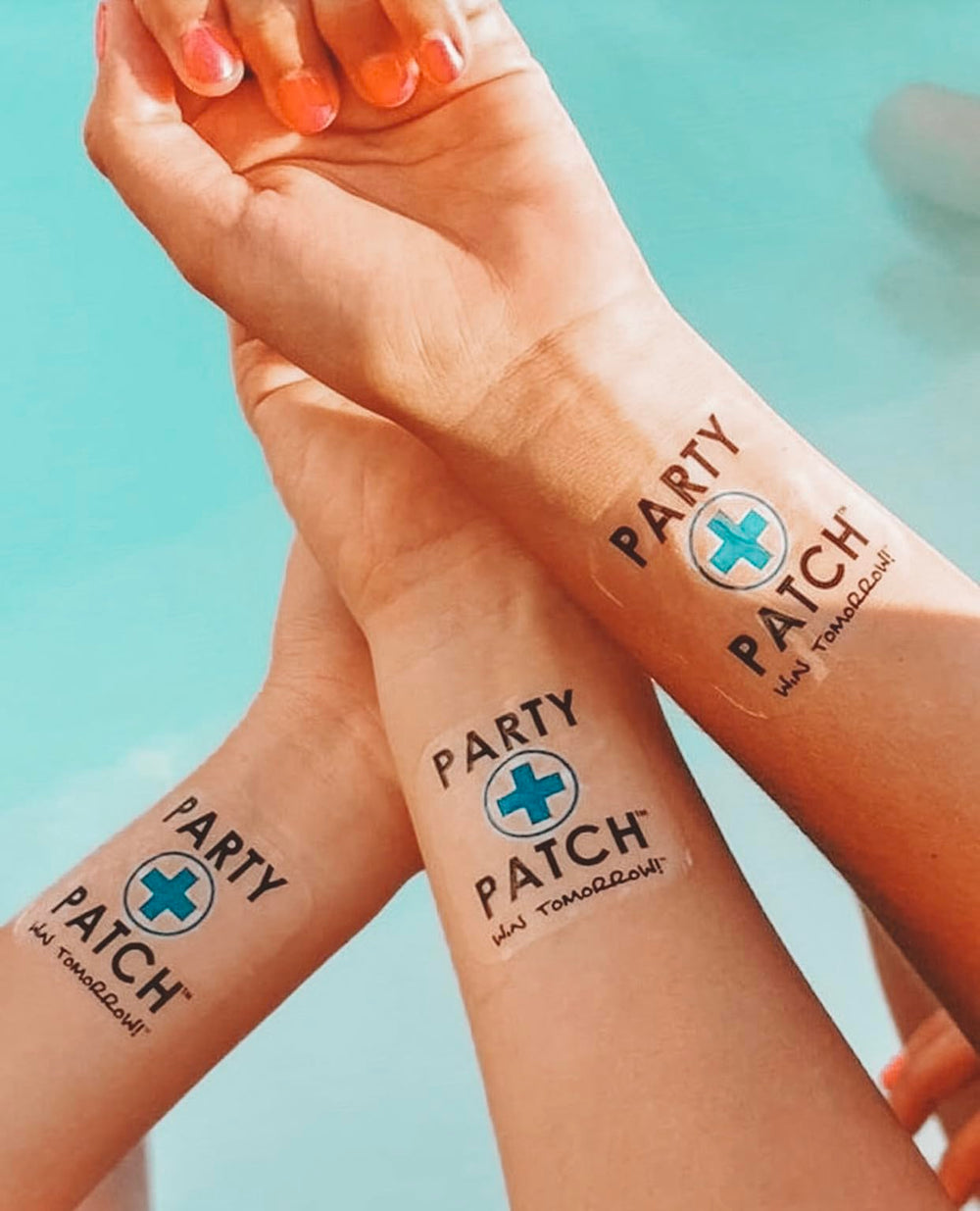 Party Patch morning-refresh scenario suggests a quicker start after a late night.
