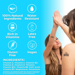 Party Treats Recovery Patch with skin-friendly formula for comfortable wear.