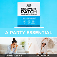 Party Treats Recovery Patch with waterproof adhesive for pool and beach.
