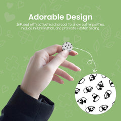 PATCH Bite Relief Spots bamboo fabric texture visible on skin friendly patch