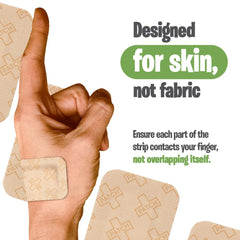 PATCH compostable and biodegradable bandages suitable for eco-conscious wound care