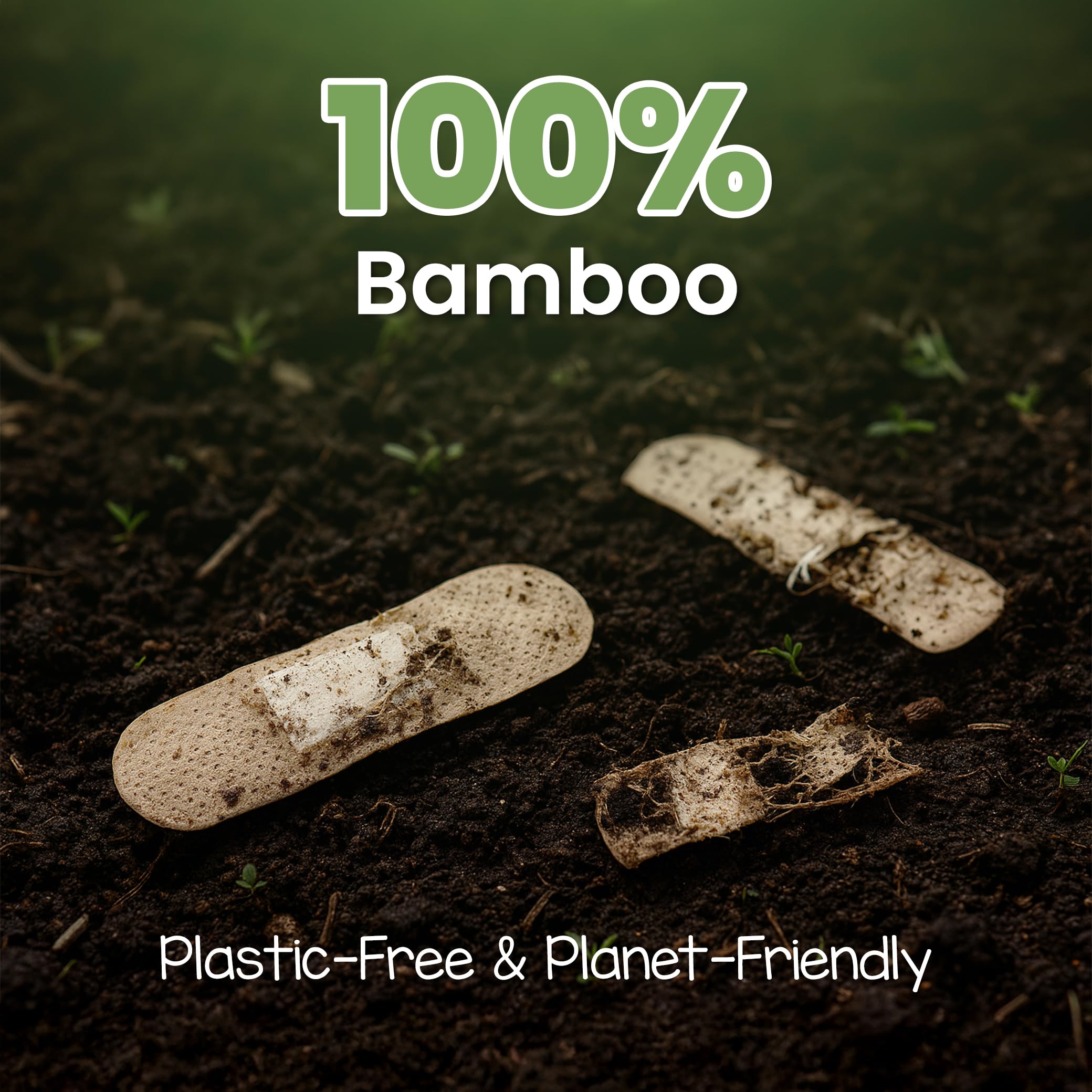 Patch Eco First Aid Kit compostable packaging illustrating eco-friendly first aid solution