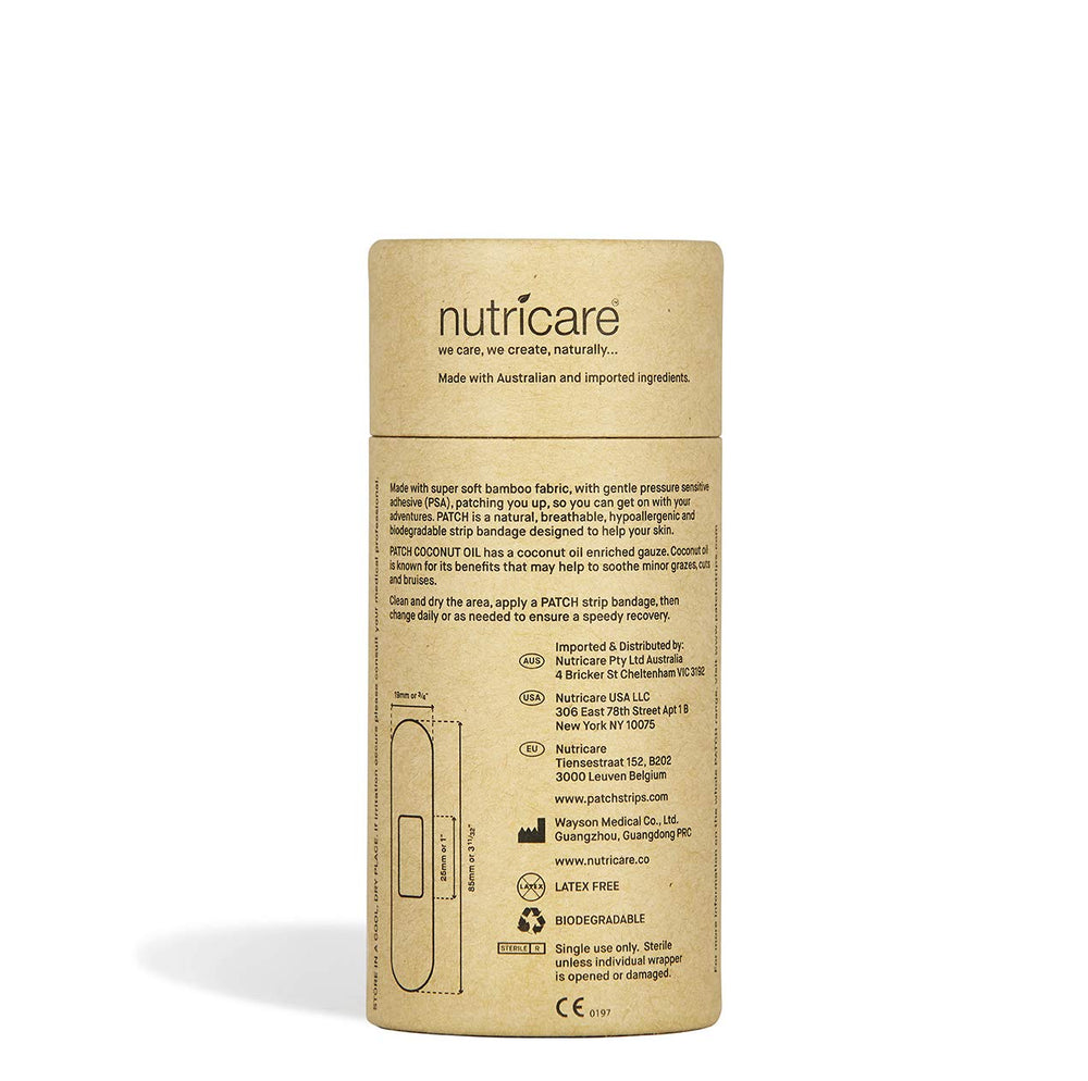 Patch Kids compostable and biodegradable bandages reduce waste in daily care.