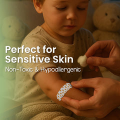 Patch Kids On-The-Go fingertip bandages offer precise coverage for small finger injuries.