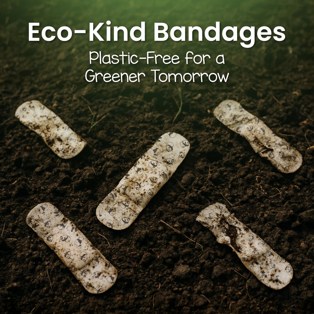Patch Kids On-The-Go large rectangle bandages cover larger areas when needed.