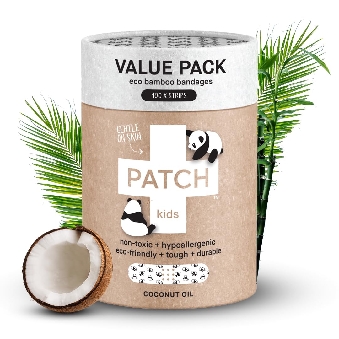 PATCH latex-free vegan-friendly bandages on white background