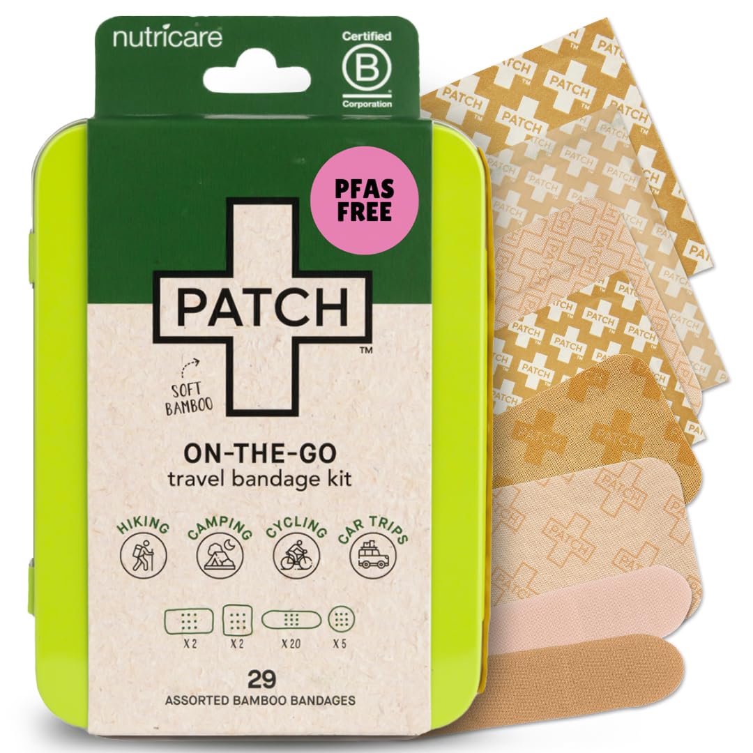 PATCH On-The-Go tin is reusable, helping reduce waste.
