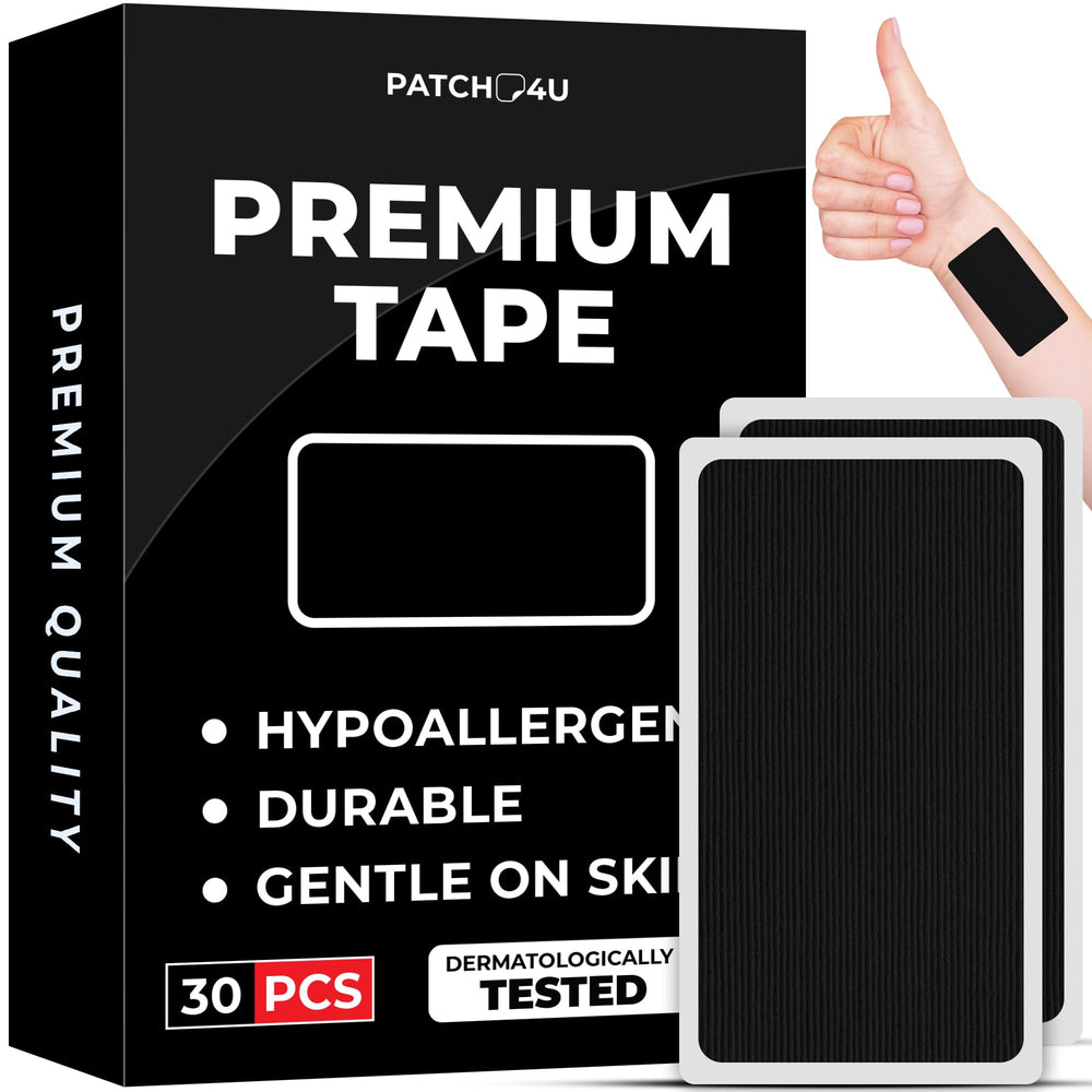 PATCH4U Premium Tape close-up on soft cotton for gentle skin contact