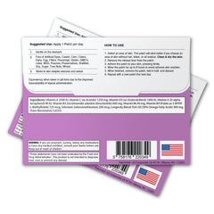 PatchAid patch worn at night for comfortable overnight use