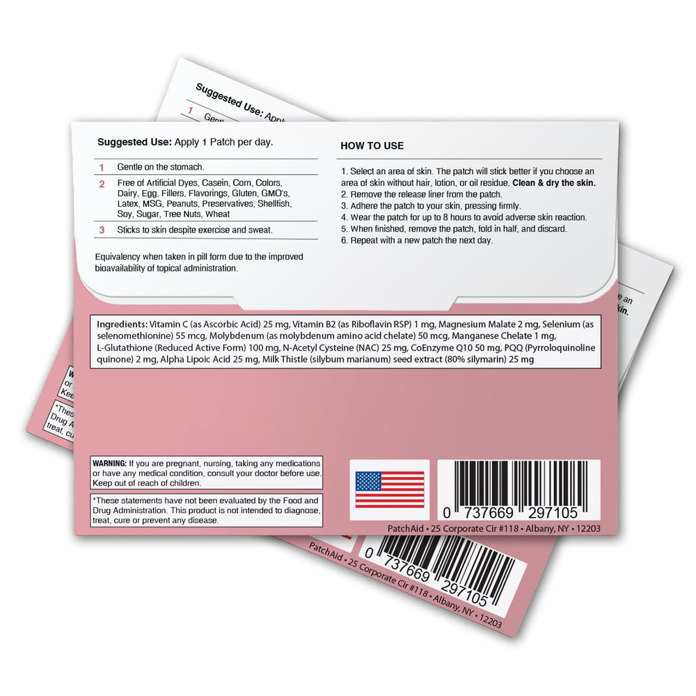 PatchAid topical patch close-up adhesive highlights simple, user-friendly design
