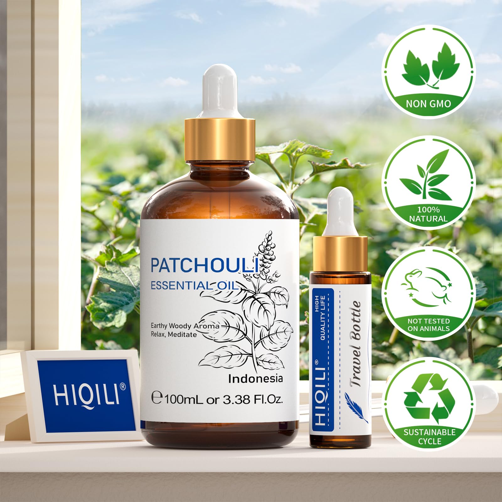 DIY perfume blending with patchouli oil for depth and longevity.