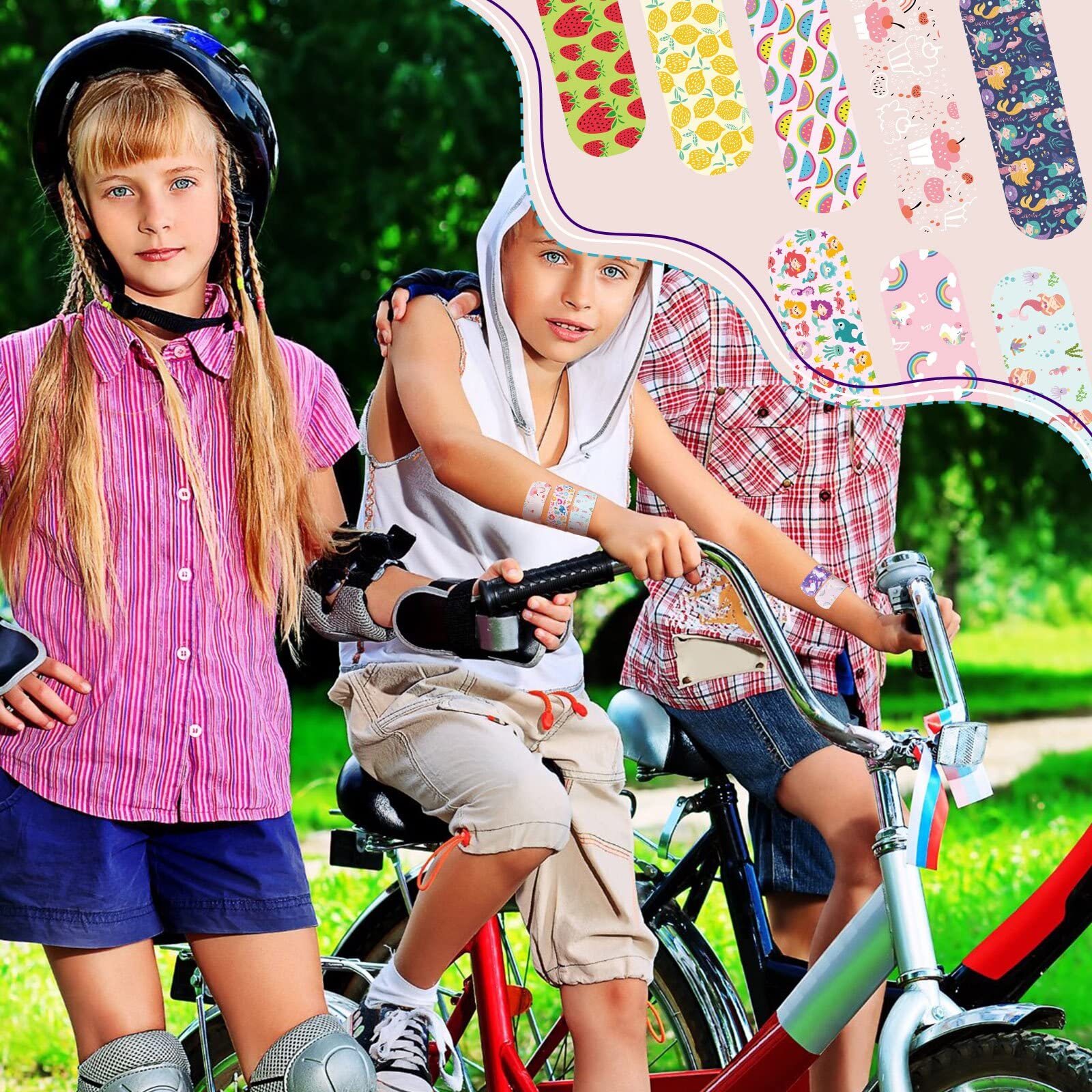 Patelai 300 pieces bulk pack keeps home first aid ready