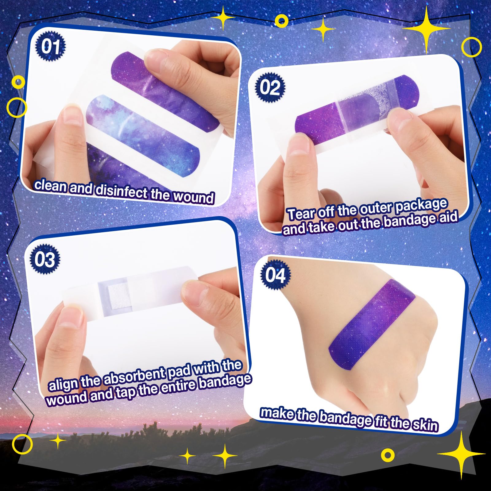 Patelai adhesive is skin-friendly for many kids with comfort in mind