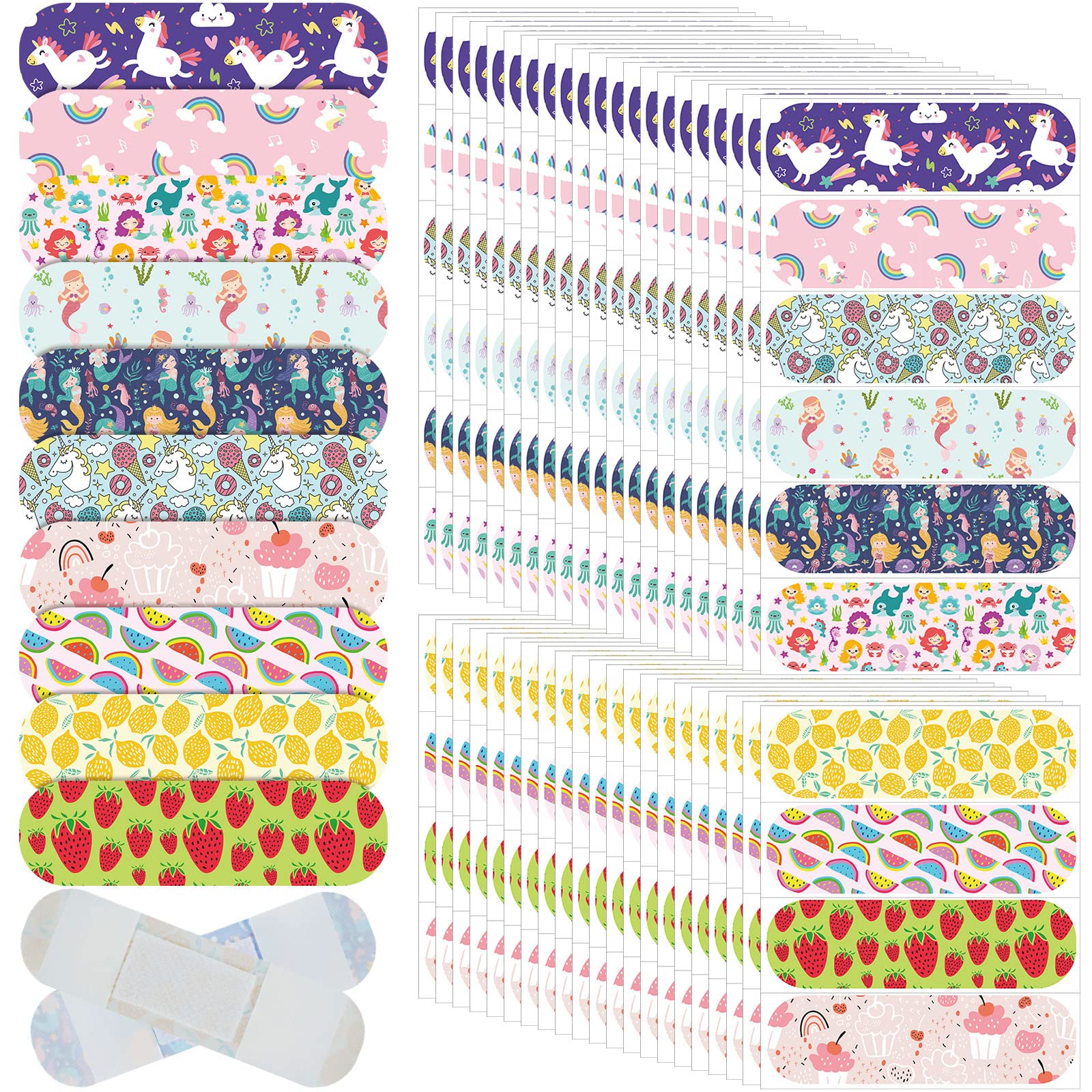 Patelai kids bandages collection with ten styles for quick, colorful wound care