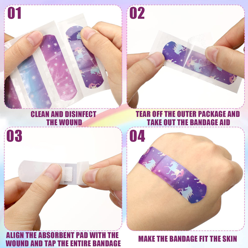 Patelai Mermaid bandages help protect minor scrapes on skin