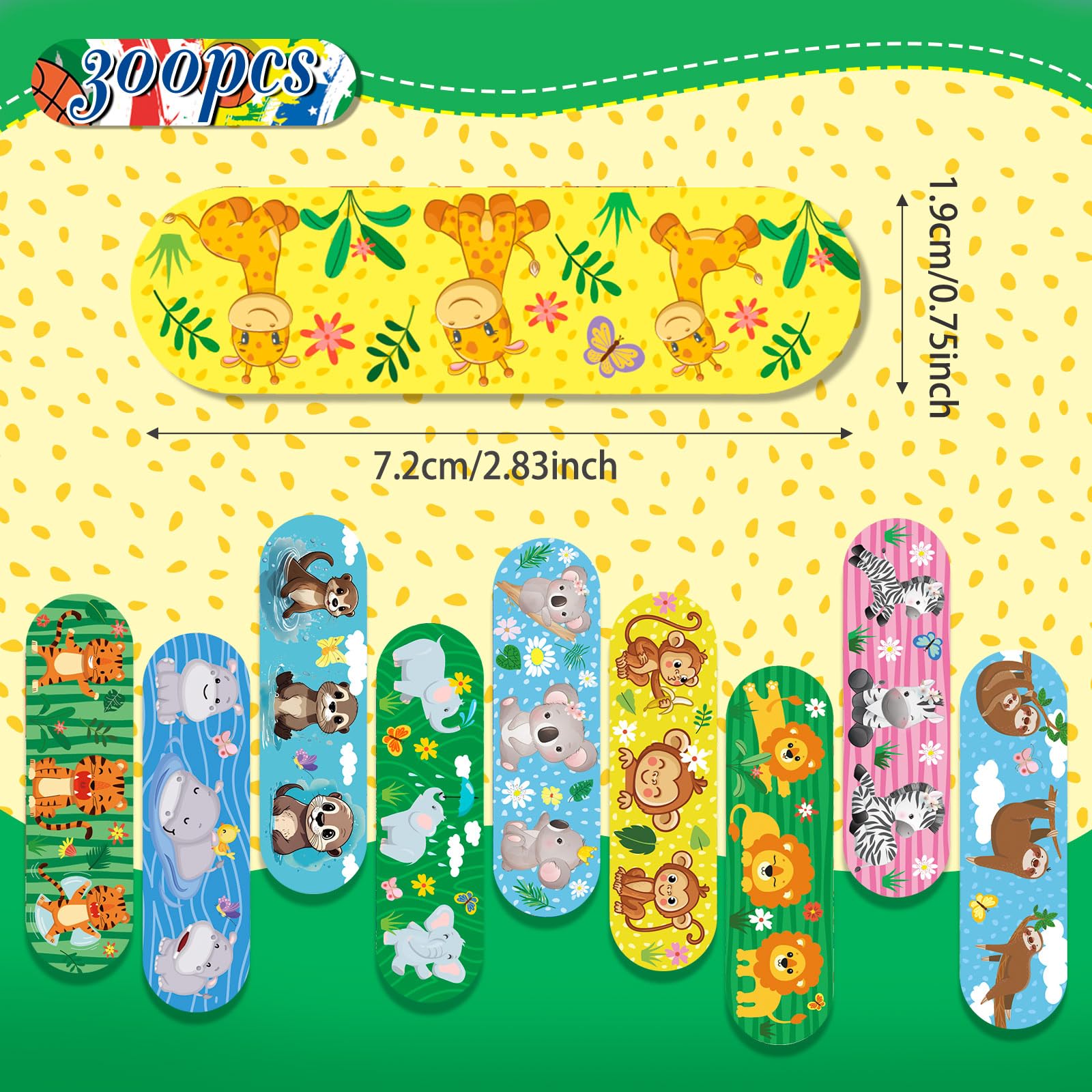 Patelai waterproof bandages stay on during washing and play