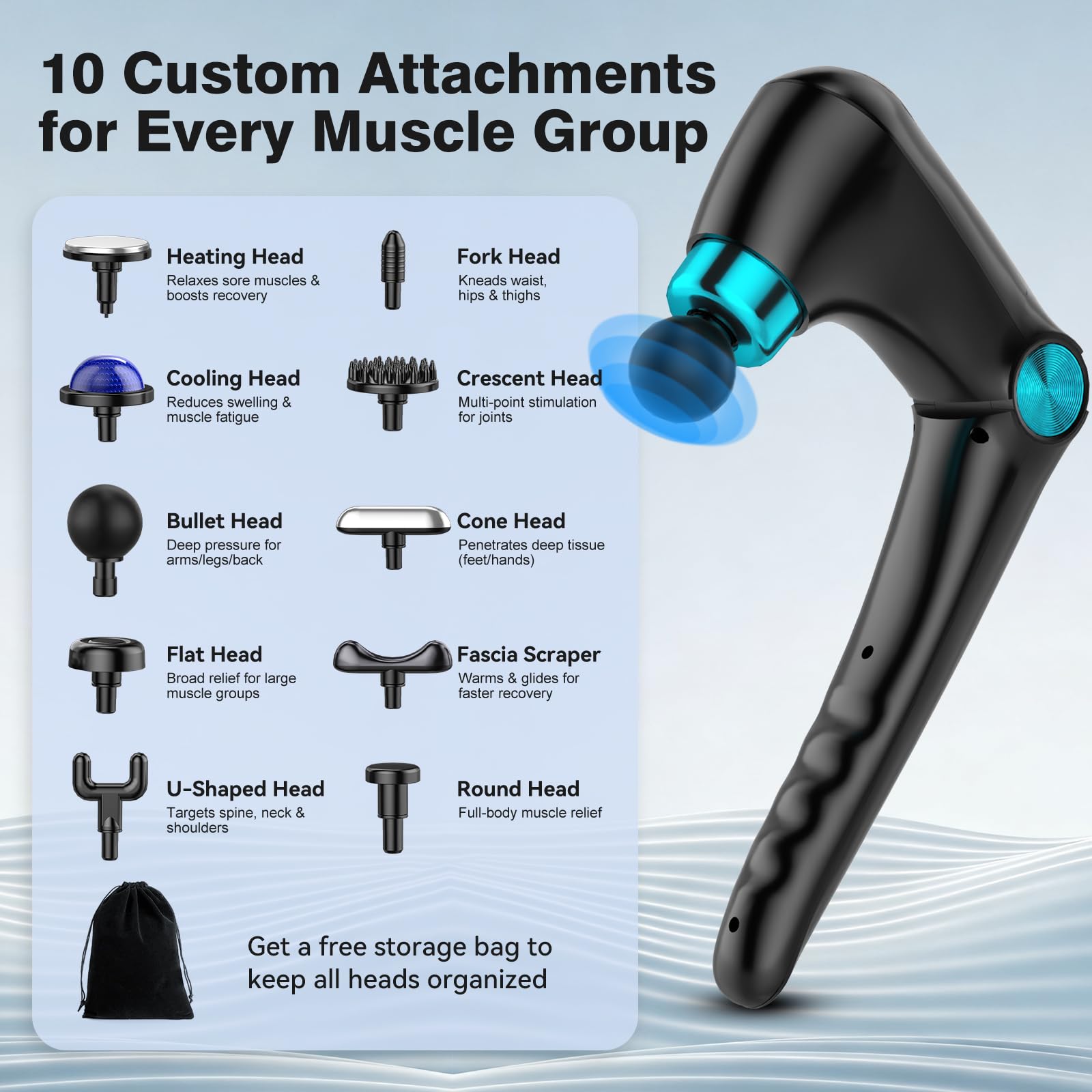 Patpaw nine-speed settings tailor deep or gentle percussive massage.