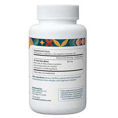 Pattern Wellness 10,000 mg equivalent extract capsules highlight concentrated maca power