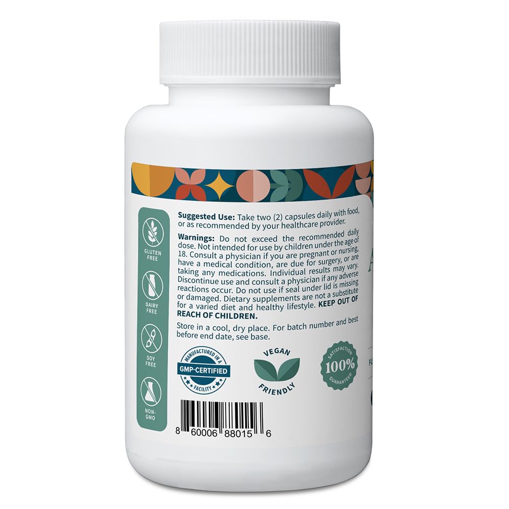 Pattern Wellness Ashwagandha capsules close-up for convenient daily support.